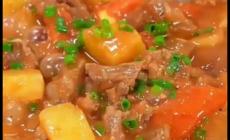 牛腩柿子的做法家庭