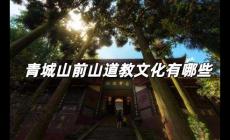 青城山前山道觀有哪些 青城山前山道教文化有哪些